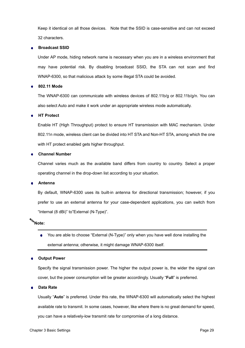 PLANET WNAP-6300 User Manual | Page 38 / 66