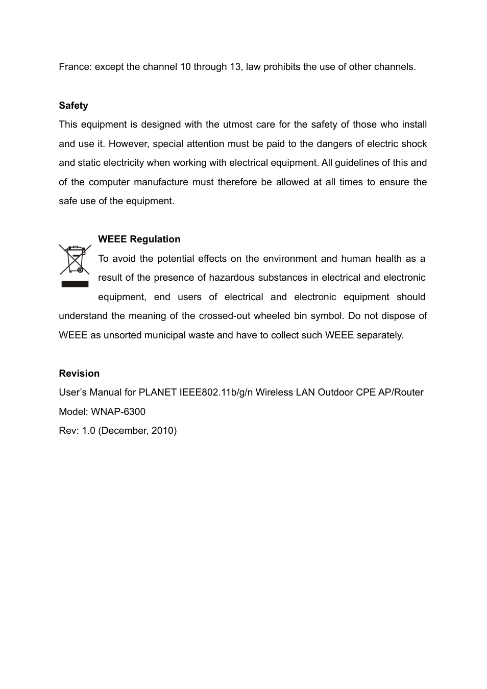 PLANET WNAP-6300 User Manual | Page 4 / 66