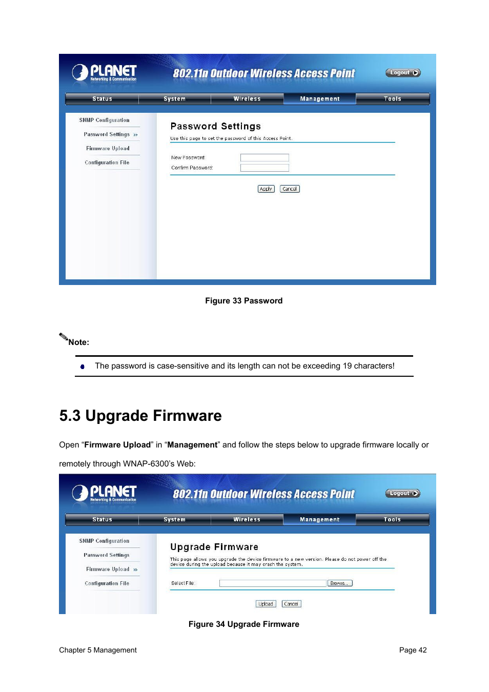 3 upgrade firmware | PLANET WNAP-6300 User Manual | Page 51 / 66