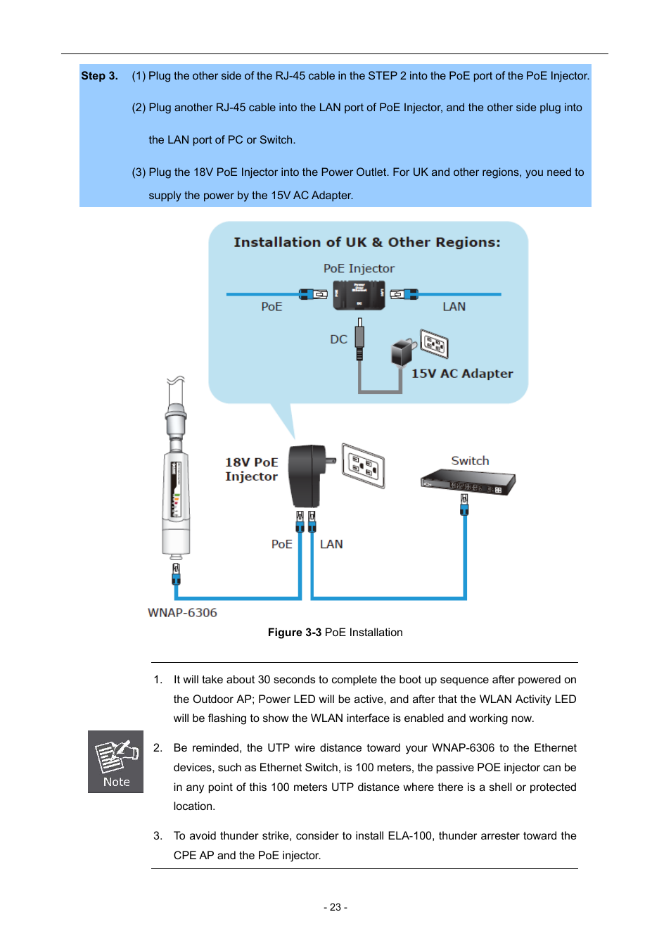 PLANET WNAP-6306 User Manual | Page 23 / 70