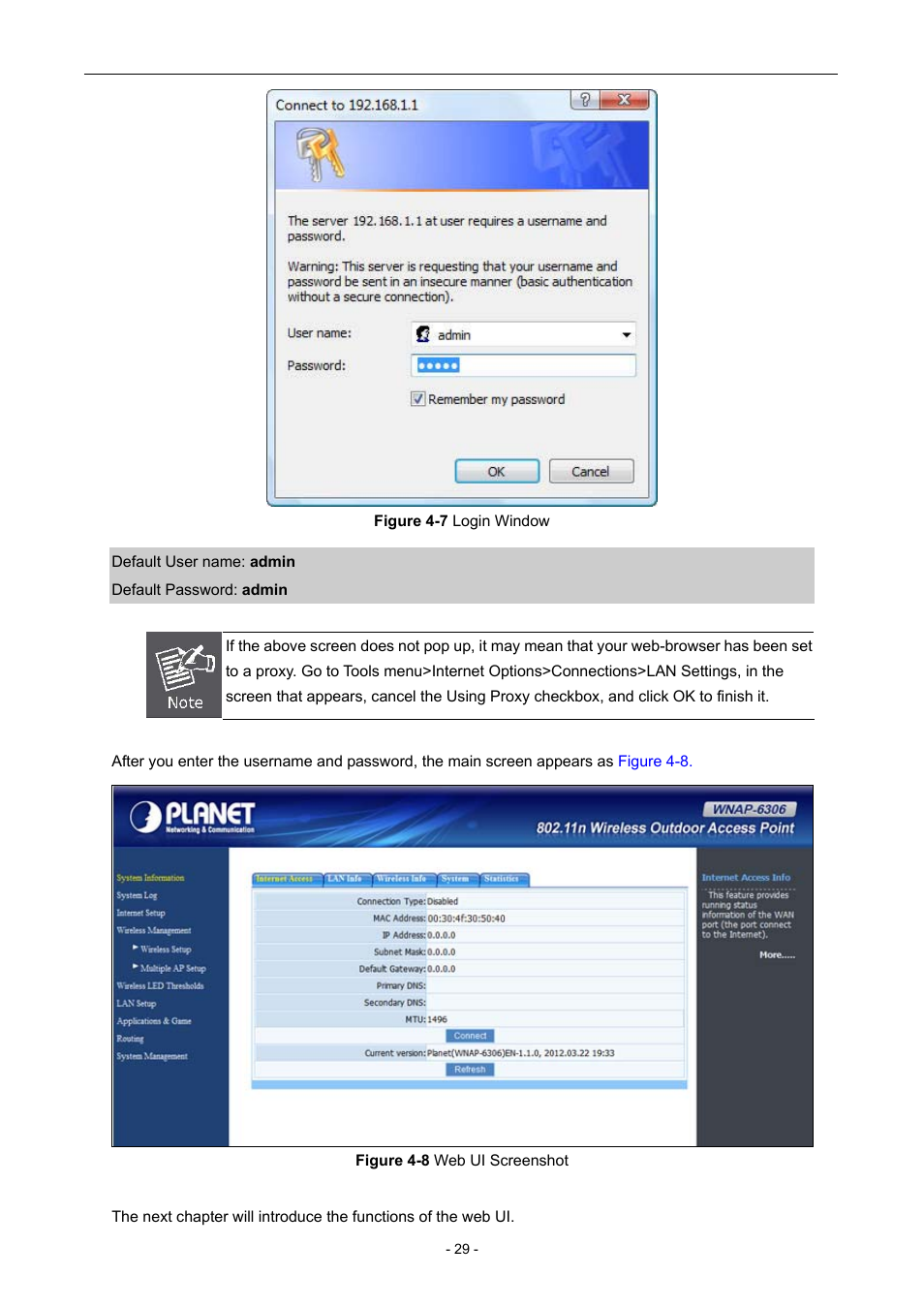 PLANET WNAP-6306 User Manual | Page 29 / 70