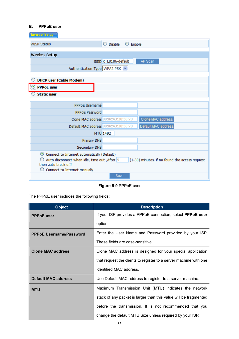 PLANET WNAP-6306 User Manual | Page 35 / 70