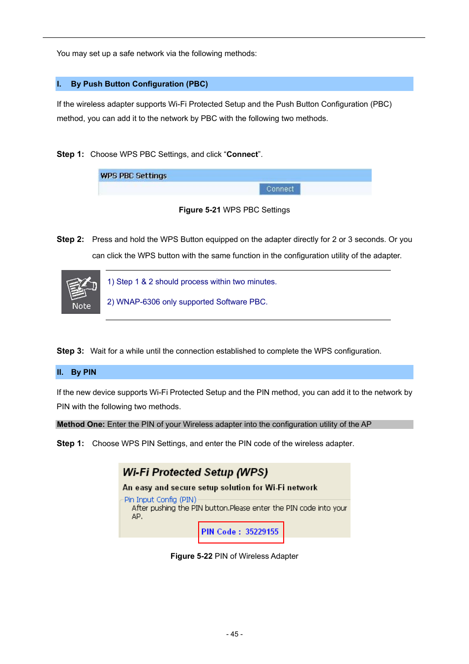 PLANET WNAP-6306 User Manual | Page 45 / 70
