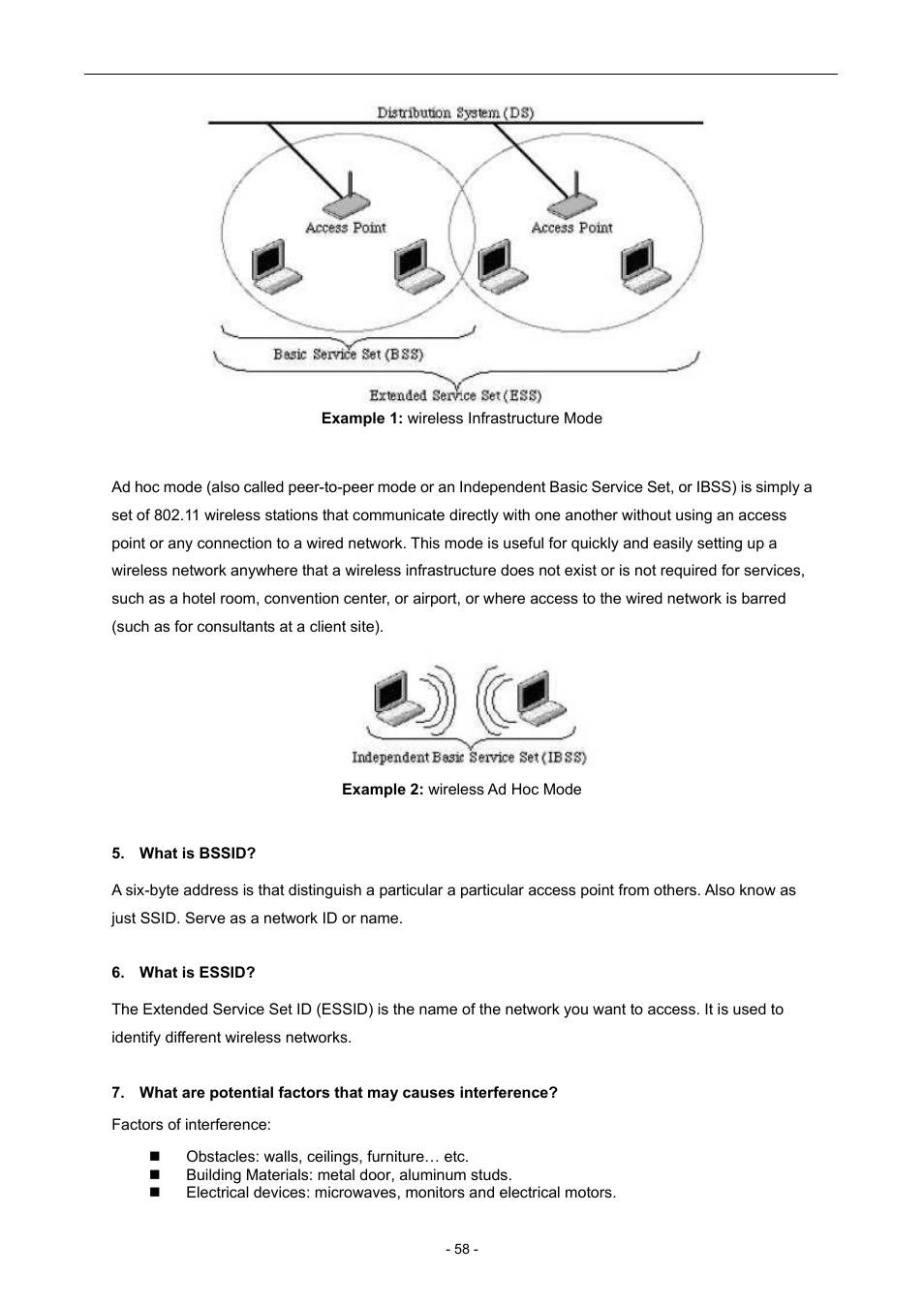 What is bssid, What is essid | PLANET WNAP-6306 User Manual | Page 58 / 70