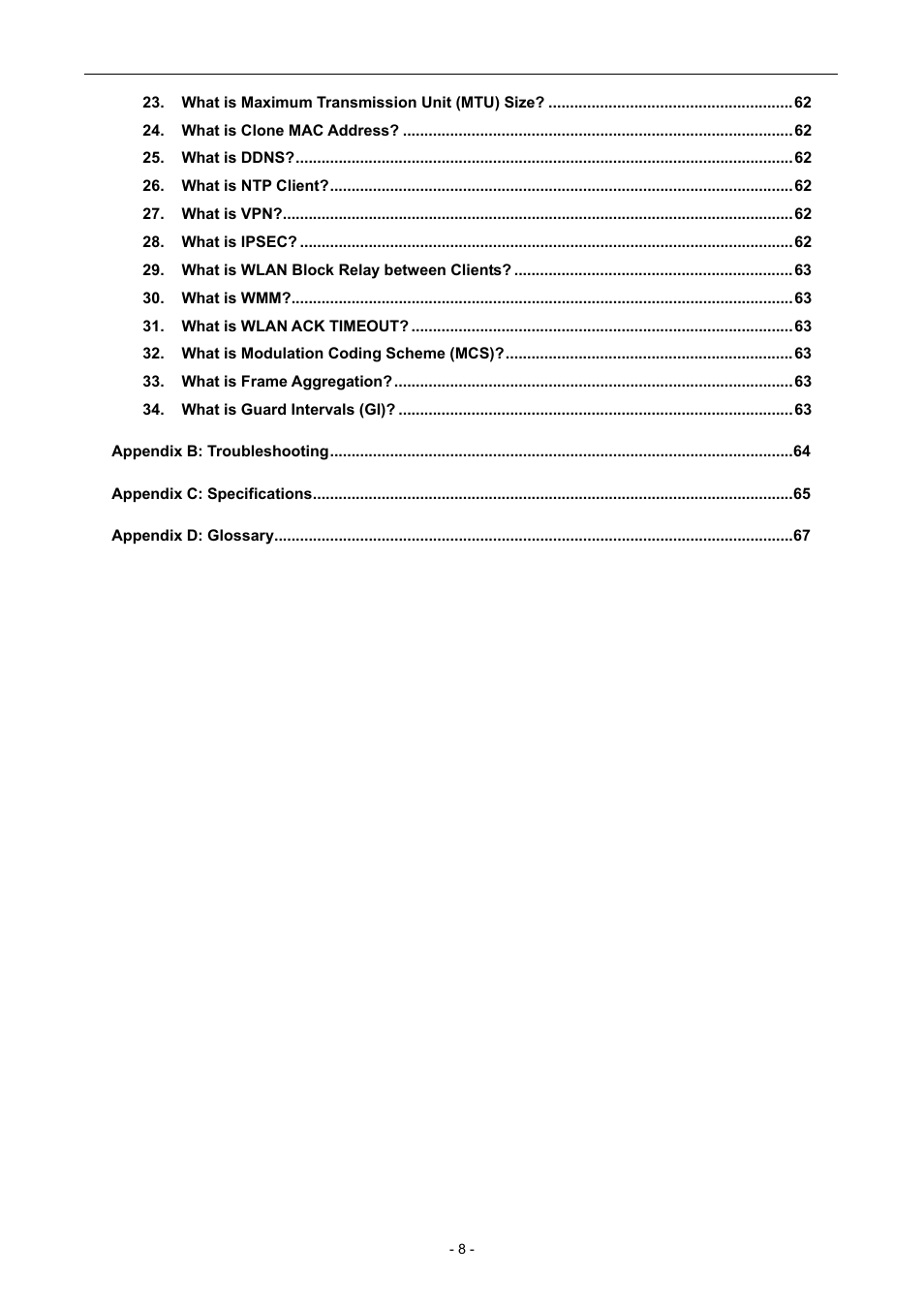 PLANET WNAP-6306 User Manual | Page 8 / 70