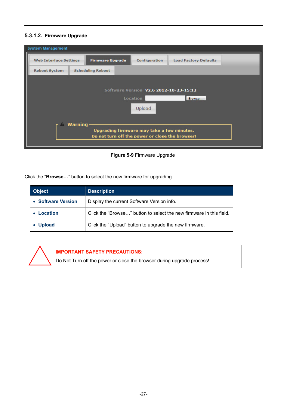 Firmware upgrade, Igure, Irmware | Pgrade | PLANET WNAP-6308 User Manual | Page 37 / 107