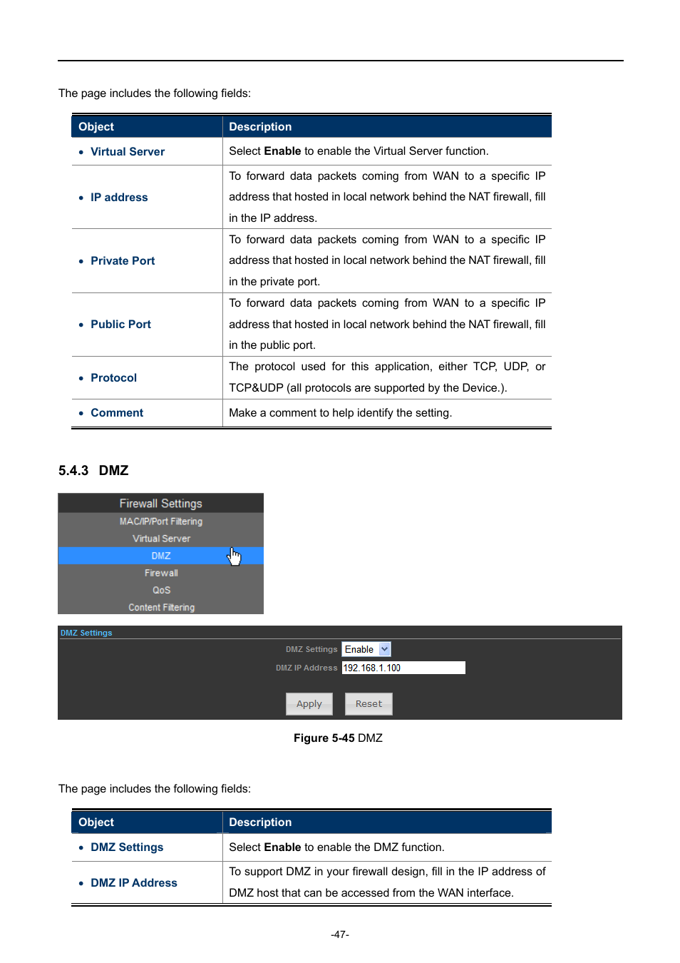 3 dmz, Igure | PLANET WNAP-6308 User Manual | Page 57 / 107