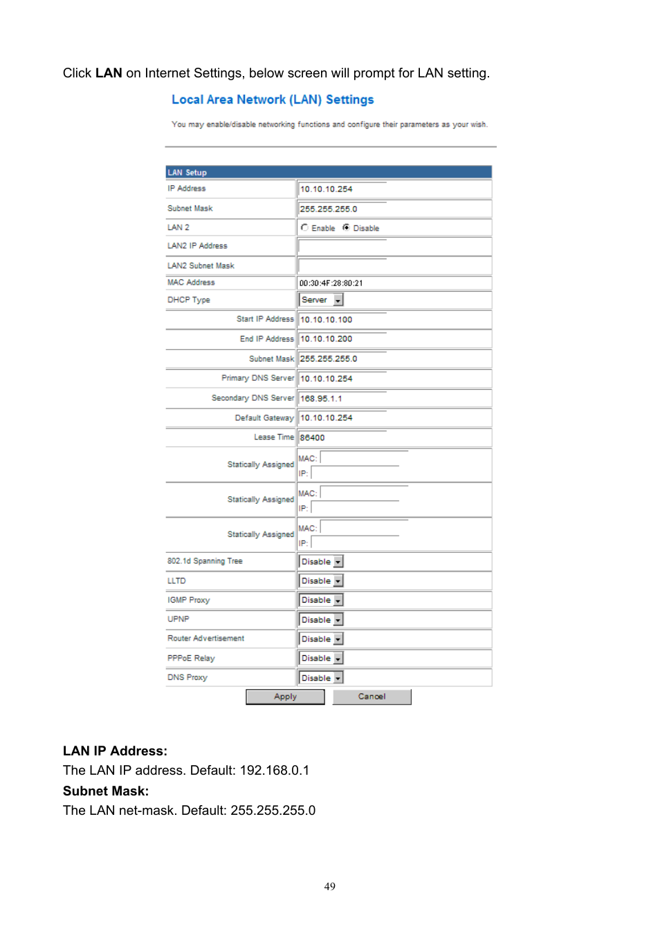 PLANET WNAP-7200 User Manual | Page 49 / 75