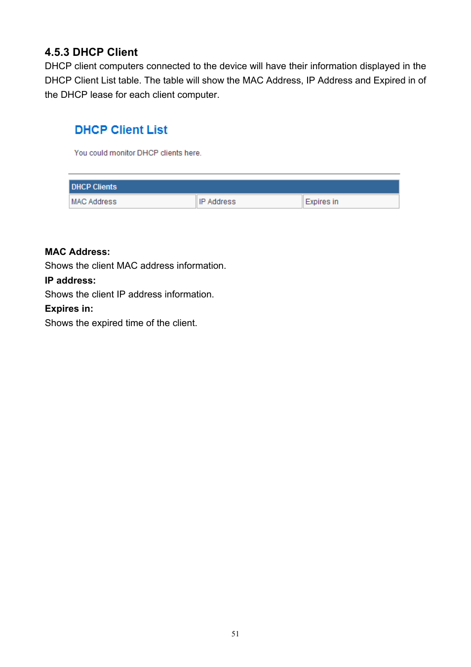 3 dhcp client | PLANET WNAP-7200 User Manual | Page 51 / 75