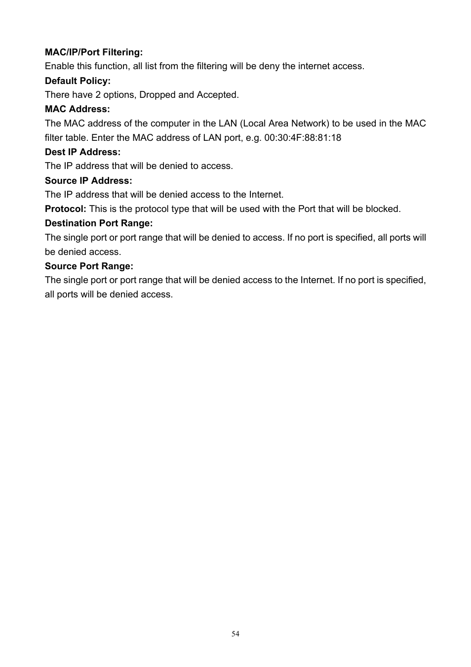 PLANET WNAP-7200 User Manual | Page 54 / 75