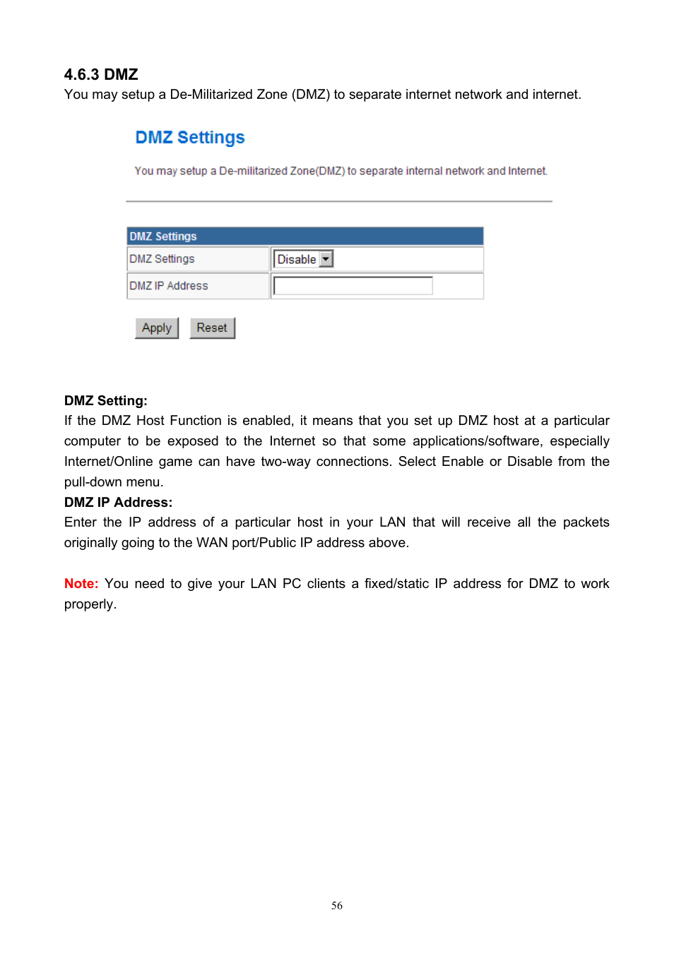 3 dmz | PLANET WNAP-7200 User Manual | Page 56 / 75