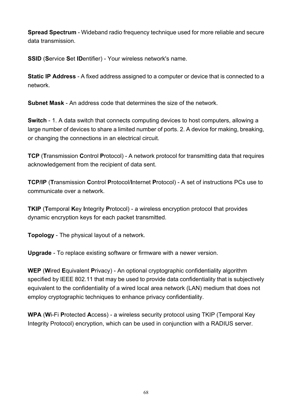 PLANET WNAP-7200 User Manual | Page 68 / 75