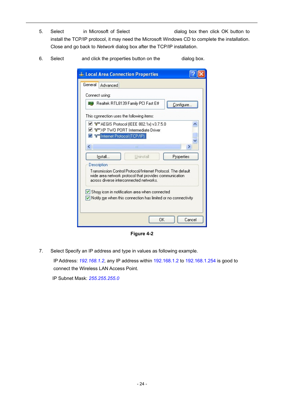 PLANET WNAP-7205 User Manual | Page 24 / 107