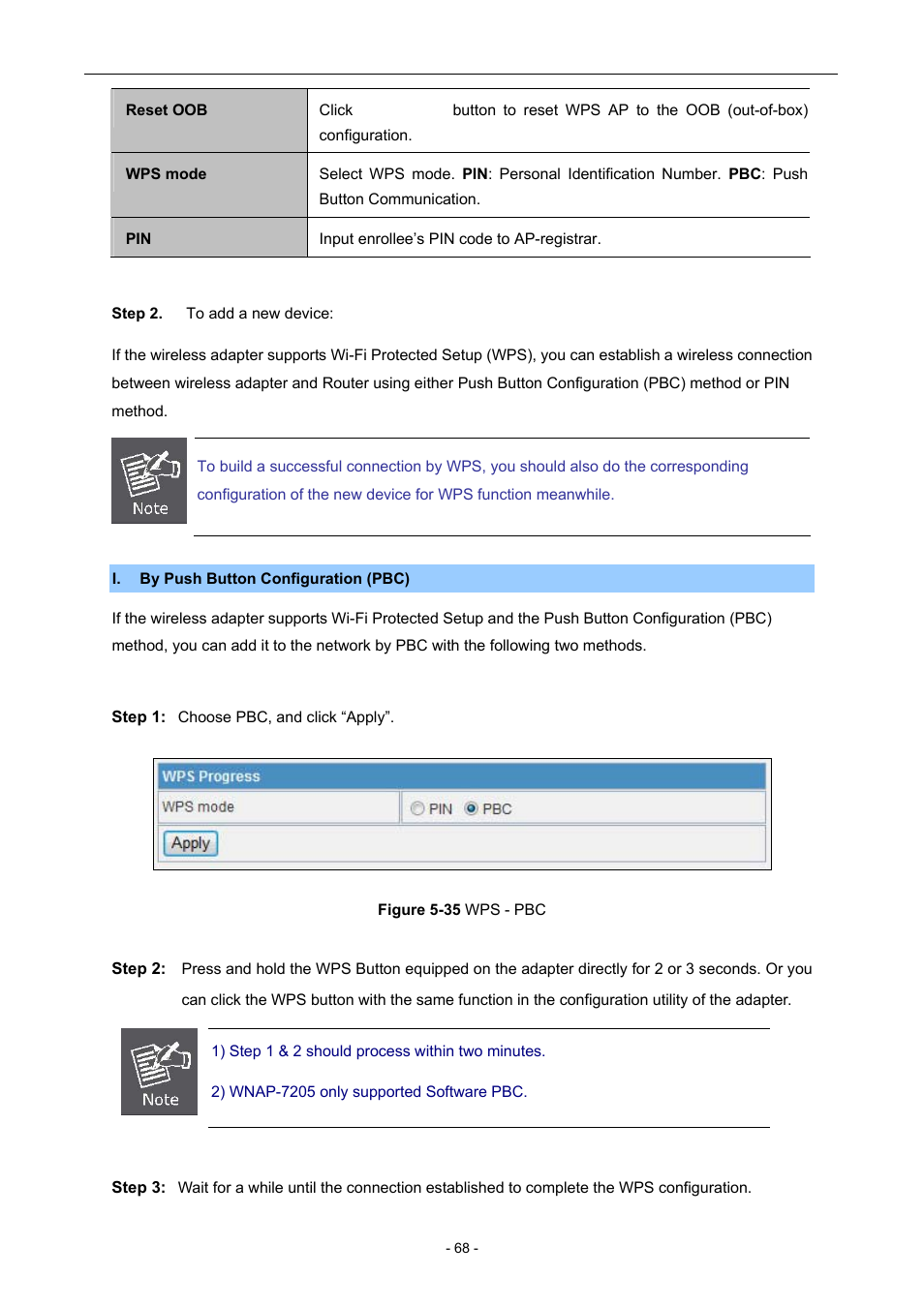 PLANET WNAP-7205 User Manual | Page 68 / 107