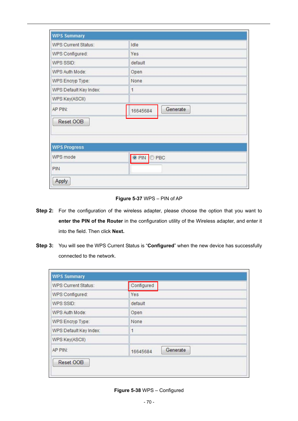 PLANET WNAP-7205 User Manual | Page 70 / 107