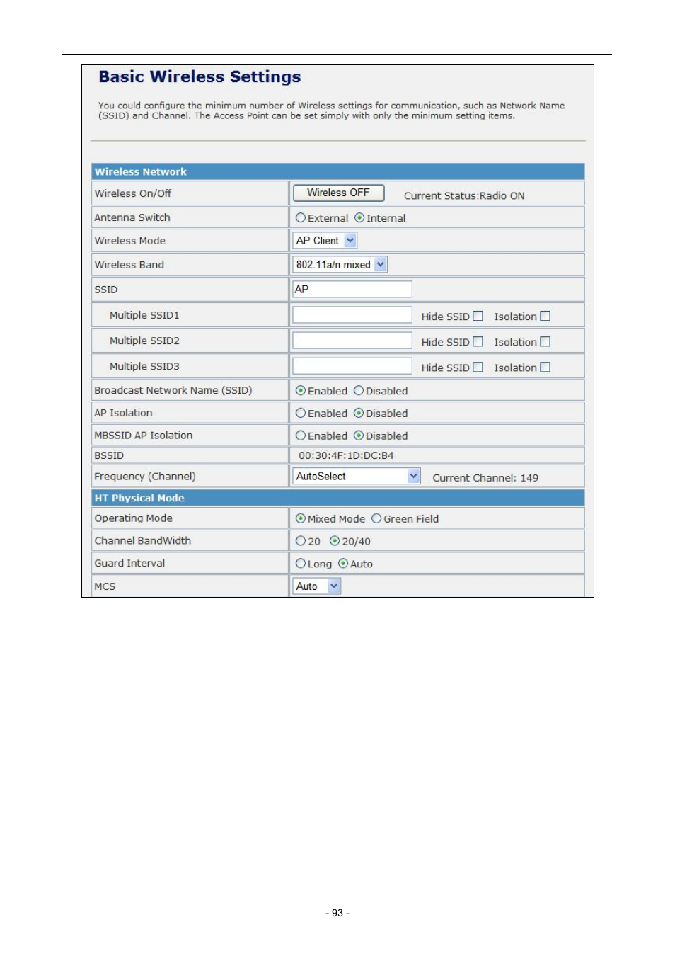 PLANET WNAP-7205 User Manual | Page 93 / 107