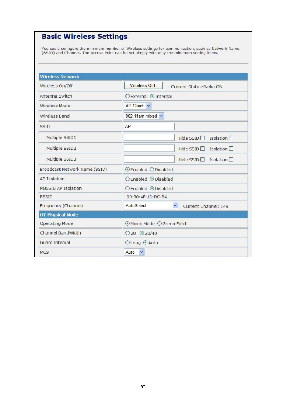 PLANET WNAP-7205 User Manual | Page 97 / 107