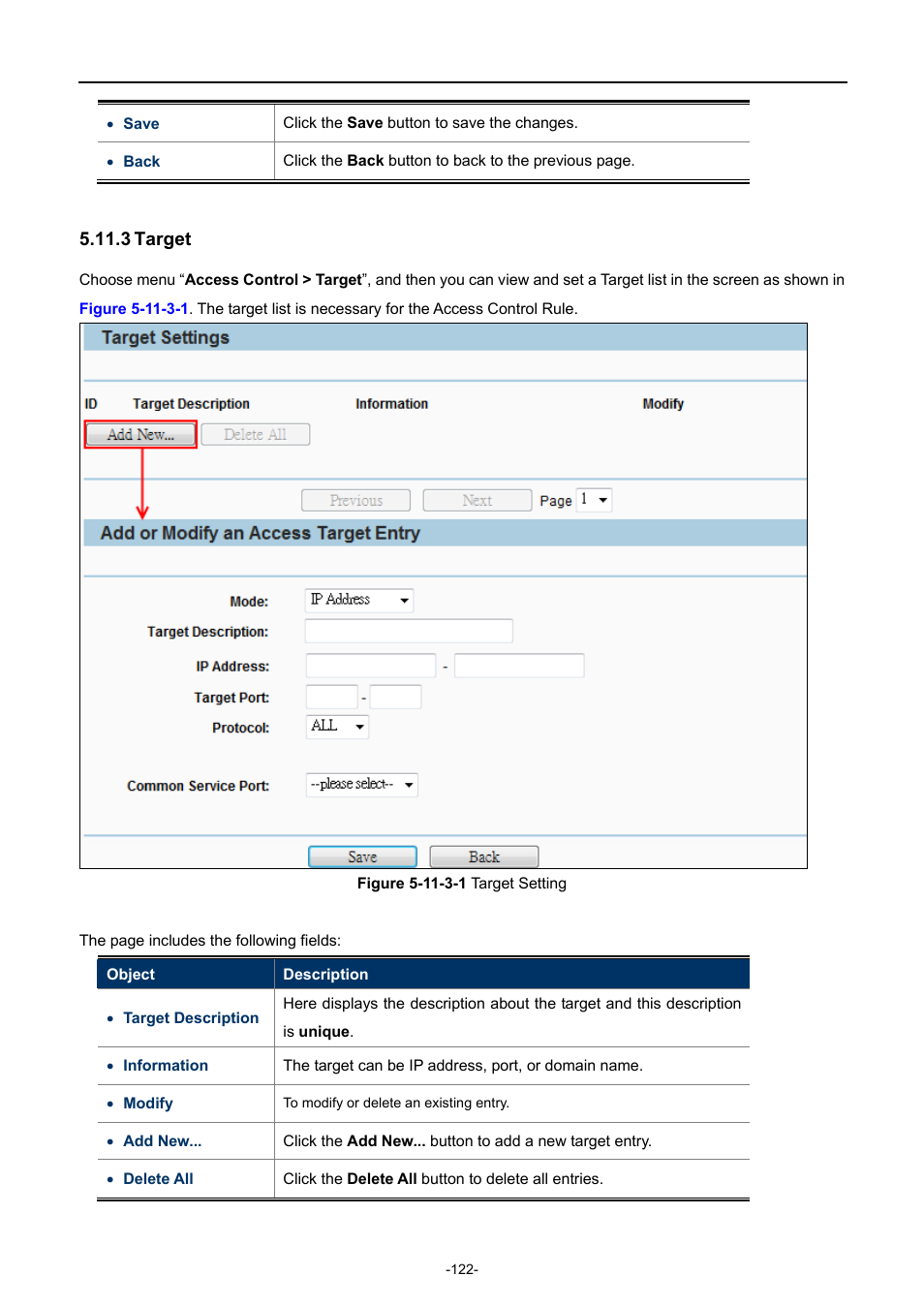 3 target, Target | PLANET WNAP-7206 User Manual | Page 130 / 171