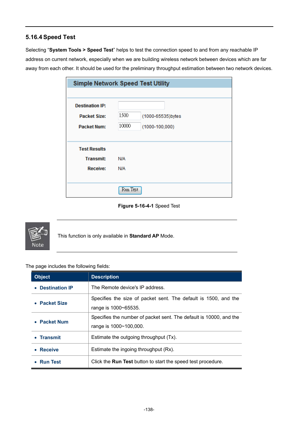4 speed test, Speed test | PLANET WNAP-7206 User Manual | Page 146 / 171