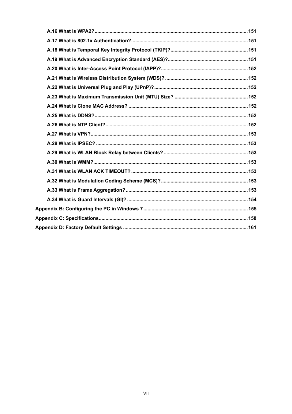 PLANET WNAP-7206 User Manual | Page 8 / 171