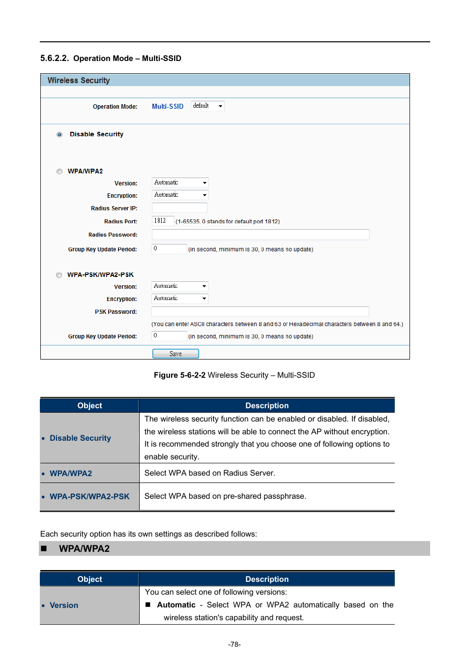 Operation mode – multi-ssid | PLANET WNAP-7206 User Manual | Page 86 / 171