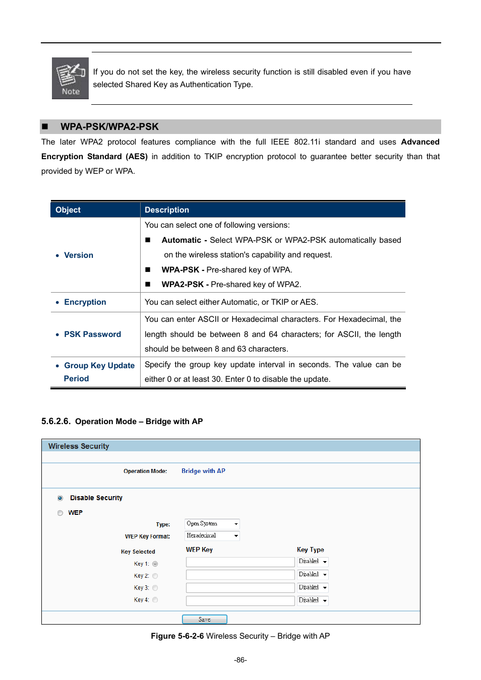 Operation mode – bridge with ap | PLANET WNAP-7206 User Manual | Page 94 / 171