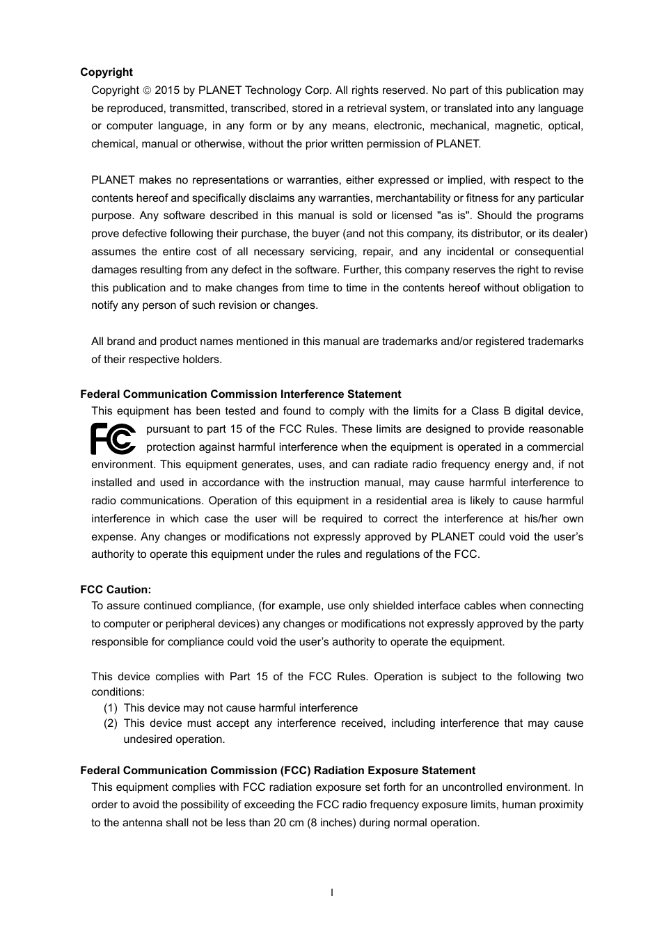 PLANET WNAP-7335 User Manual | Page 2 / 95