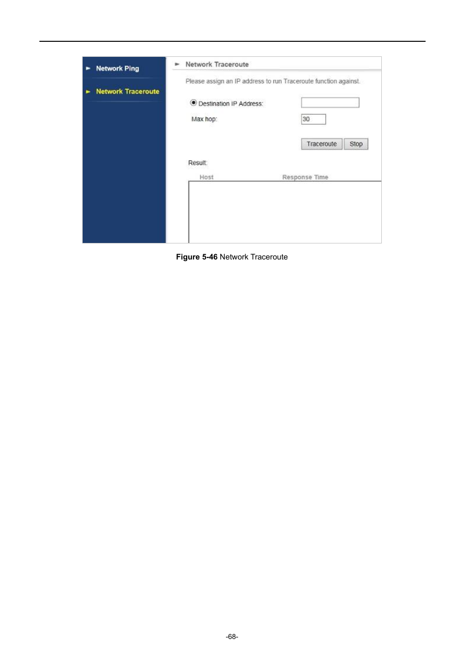Igure, Etwork, Raceroute | PLANET WNAP-7335 User Manual | Page 69 / 95