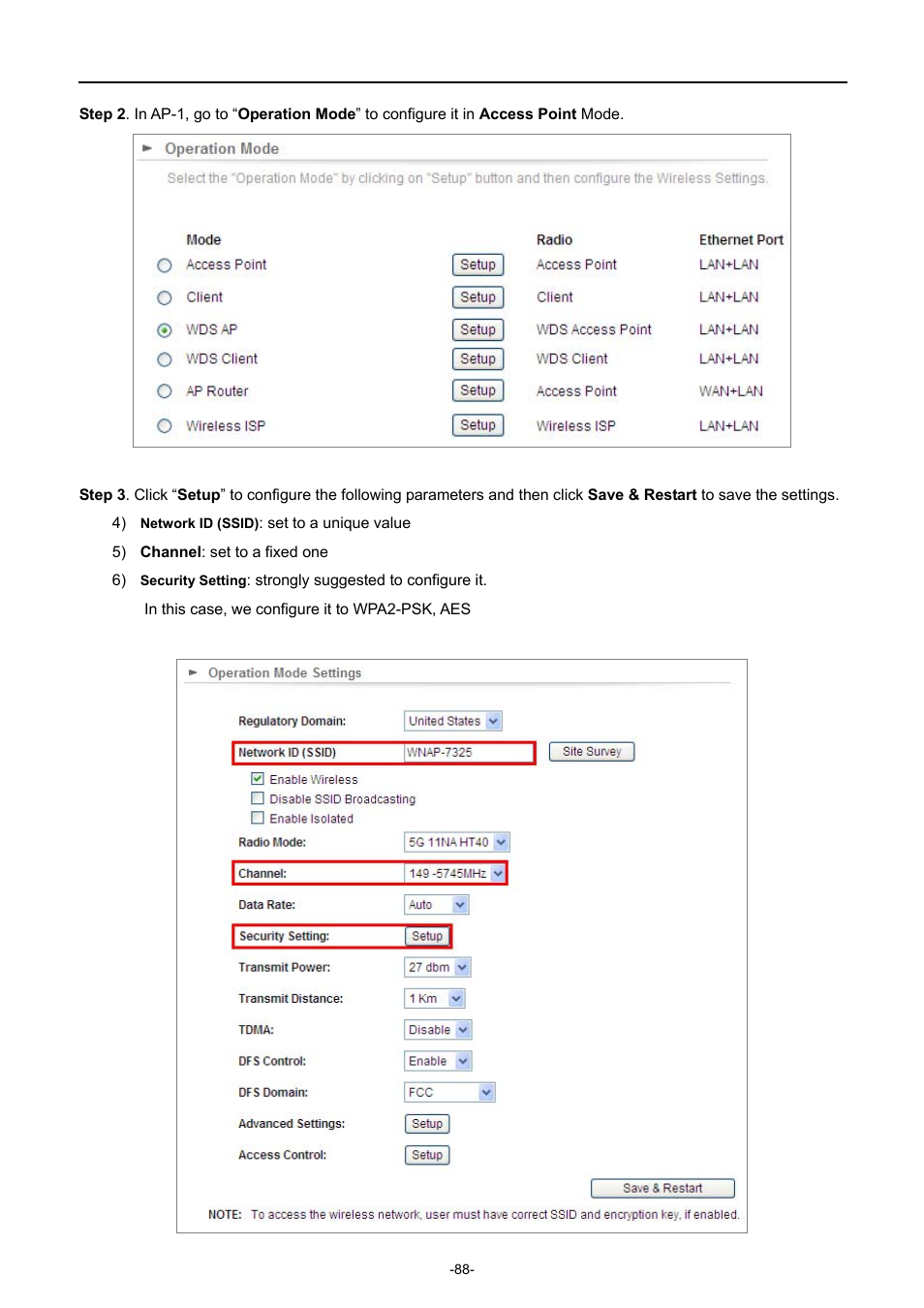 PLANET WNAP-7335 User Manual | Page 89 / 95
