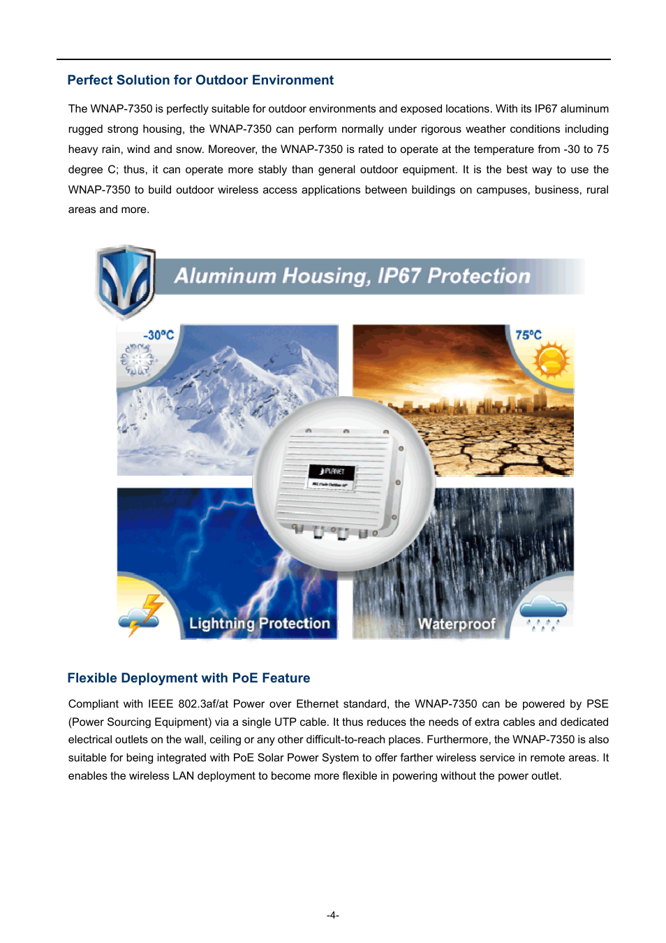 PLANET WNAP-7350 User Manual | Page 11 / 103