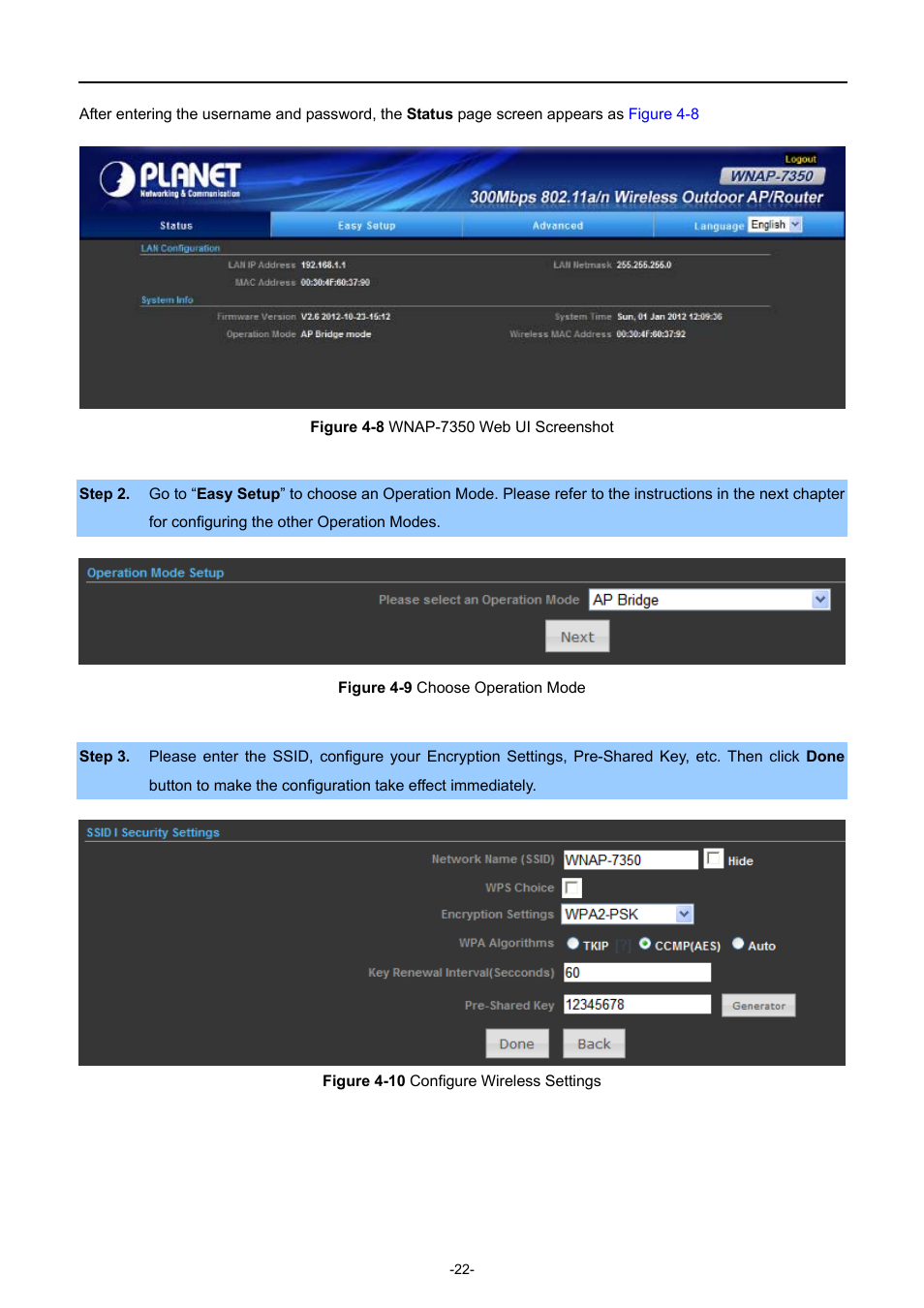 PLANET WNAP-7350 User Manual | Page 29 / 103