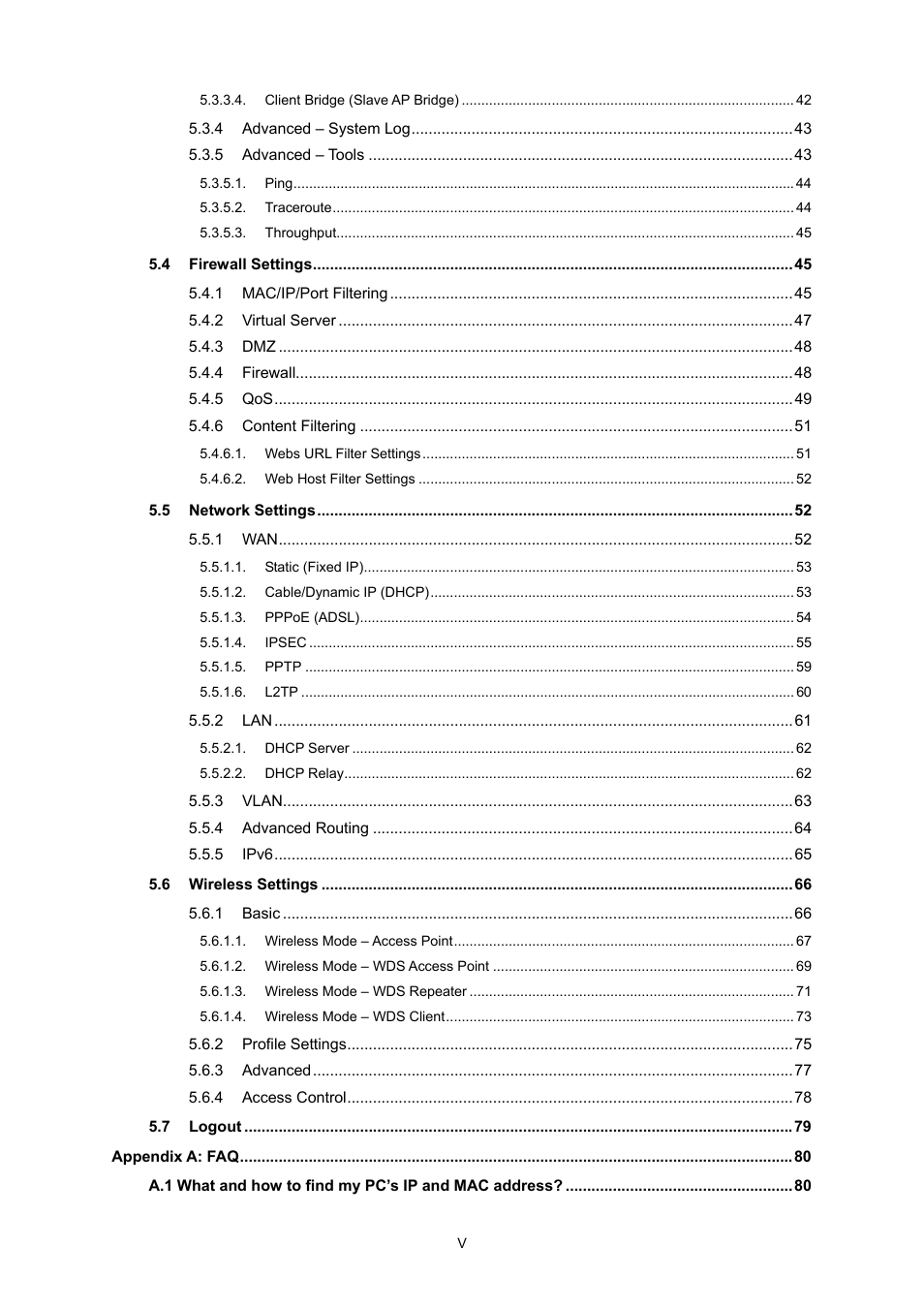 PLANET WNAP-7350 User Manual | Page 6 / 103