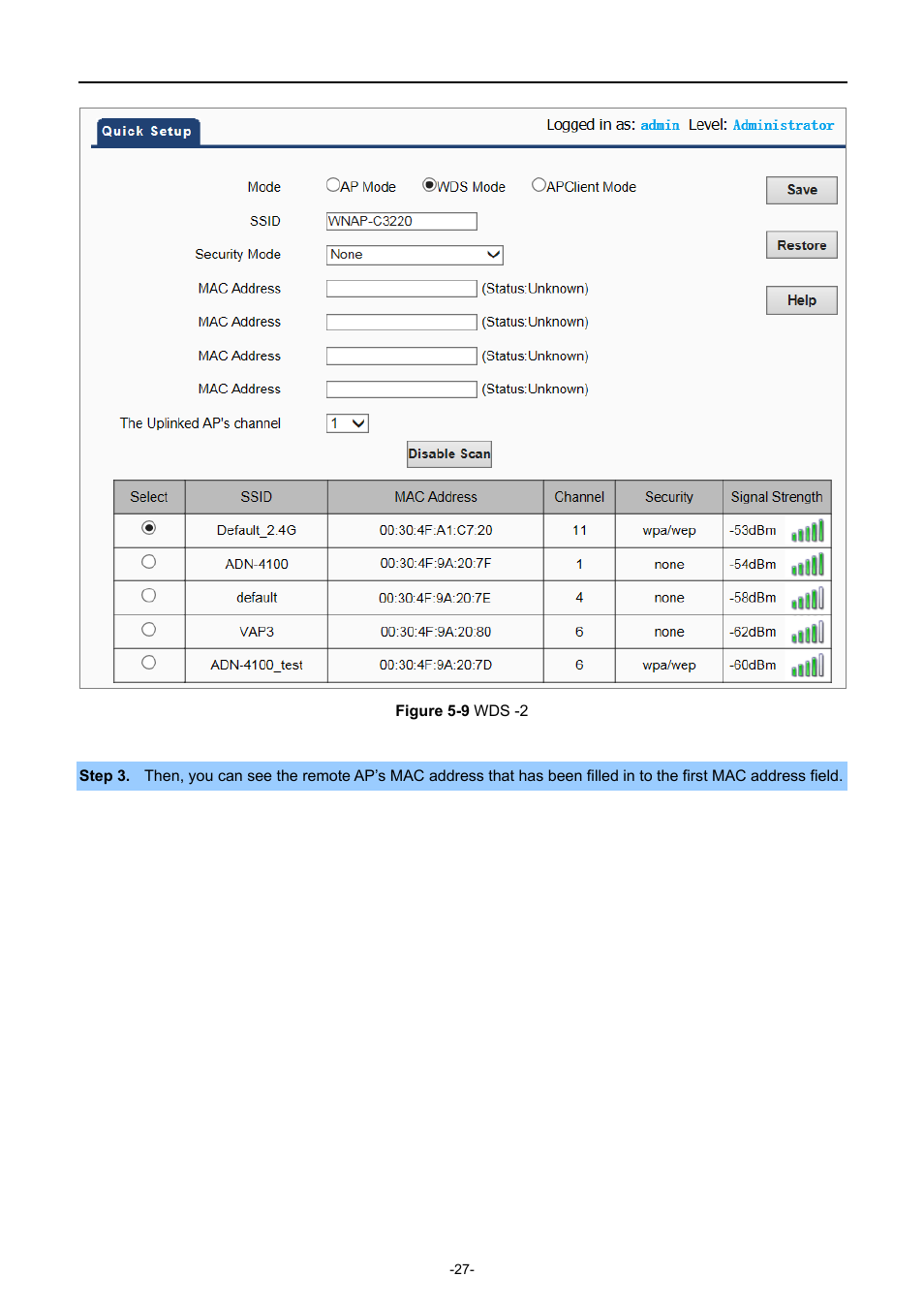 Igure | PLANET WNAP-C3220 User Manual | Page 35 / 79