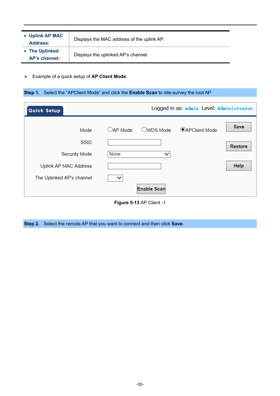 Igure, Lient | PLANET WNAP-C3220 User Manual | Page 38 / 79