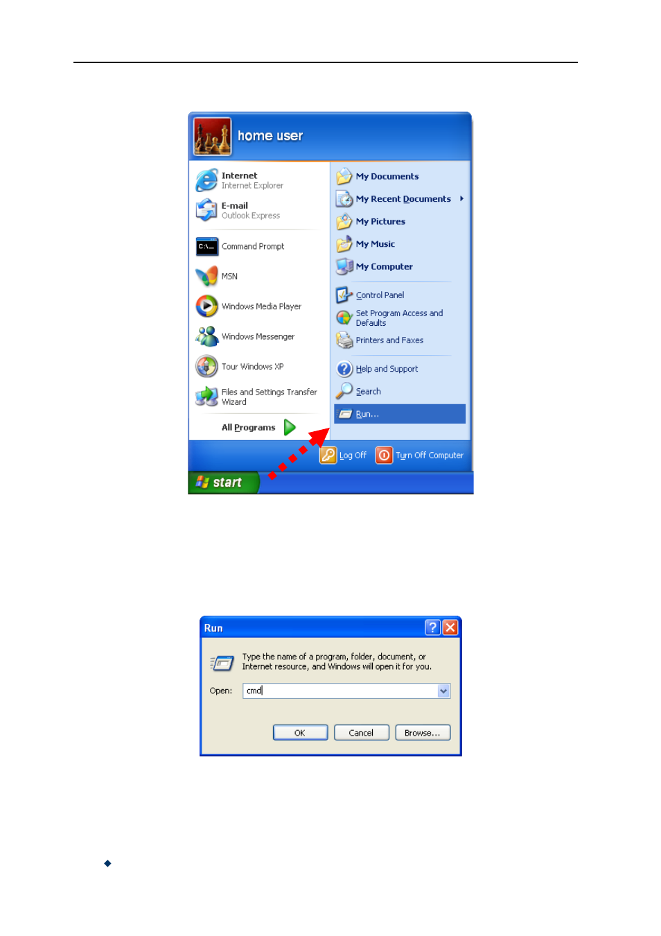 Figure 10 open run window, Figure 11 open cmd tool | PLANET WNAP-C3220 User Manual | Page 20 / 63