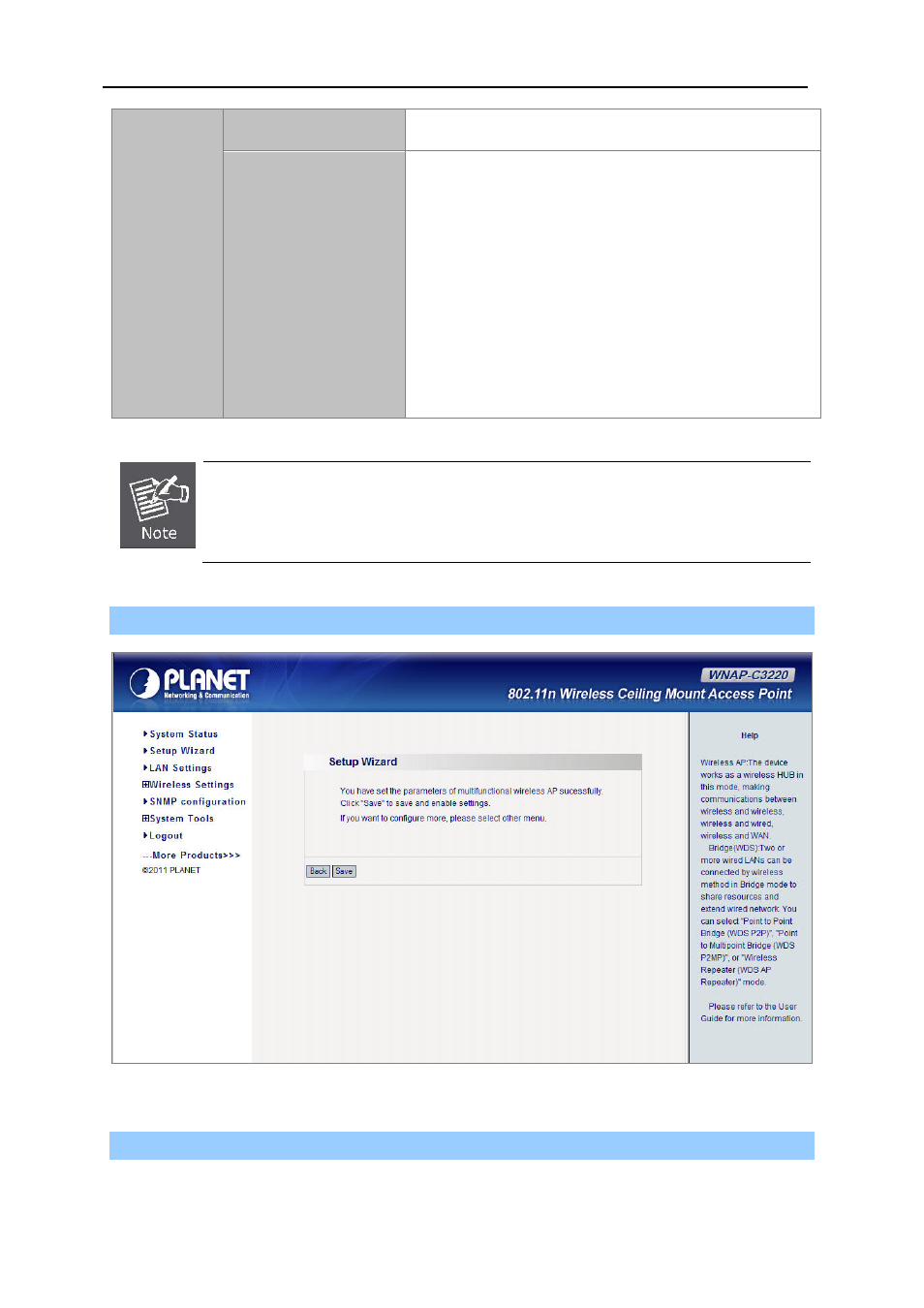 Figure 20 setup wizard – finish settings of ap | PLANET WNAP-C3220 User Manual | Page 28 / 63