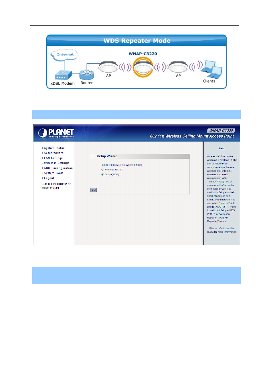 Figure 21 setup wizard – wds | PLANET WNAP-C3220 User Manual | Page 30 / 63