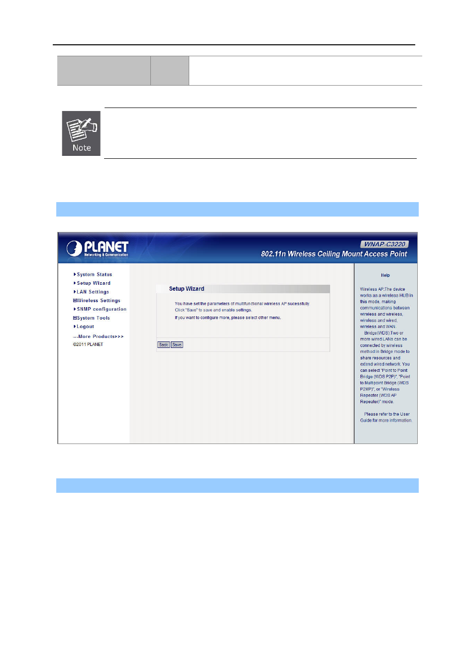 Figure 24 setup wizard – finish settings of wds | PLANET WNAP-C3220 User Manual | Page 33 / 63