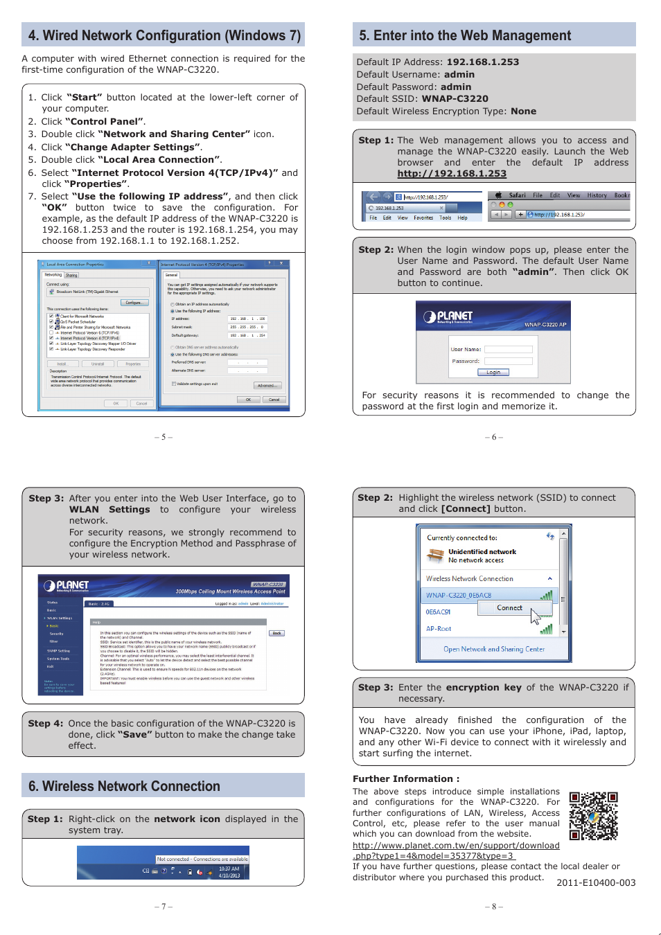 PLANET WNAP-C3220 User Manual | Page 2 / 2