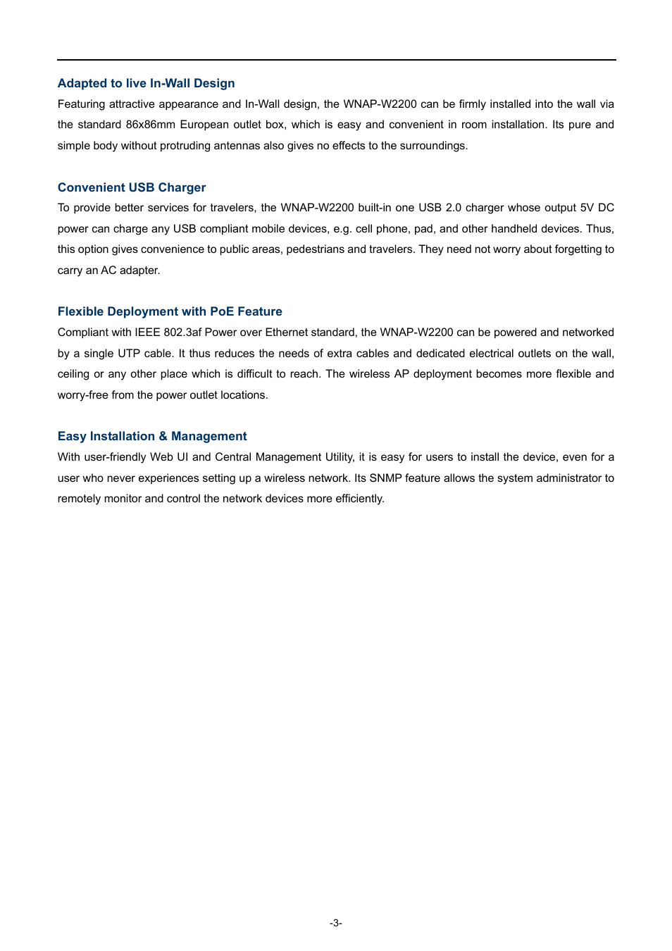 PLANET WNAP-W2200 User Manual | Page 11 / 63