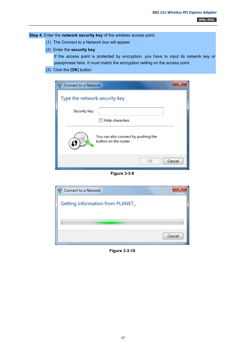 PLANET WNL-9501 User Manual | Page 27 / 45