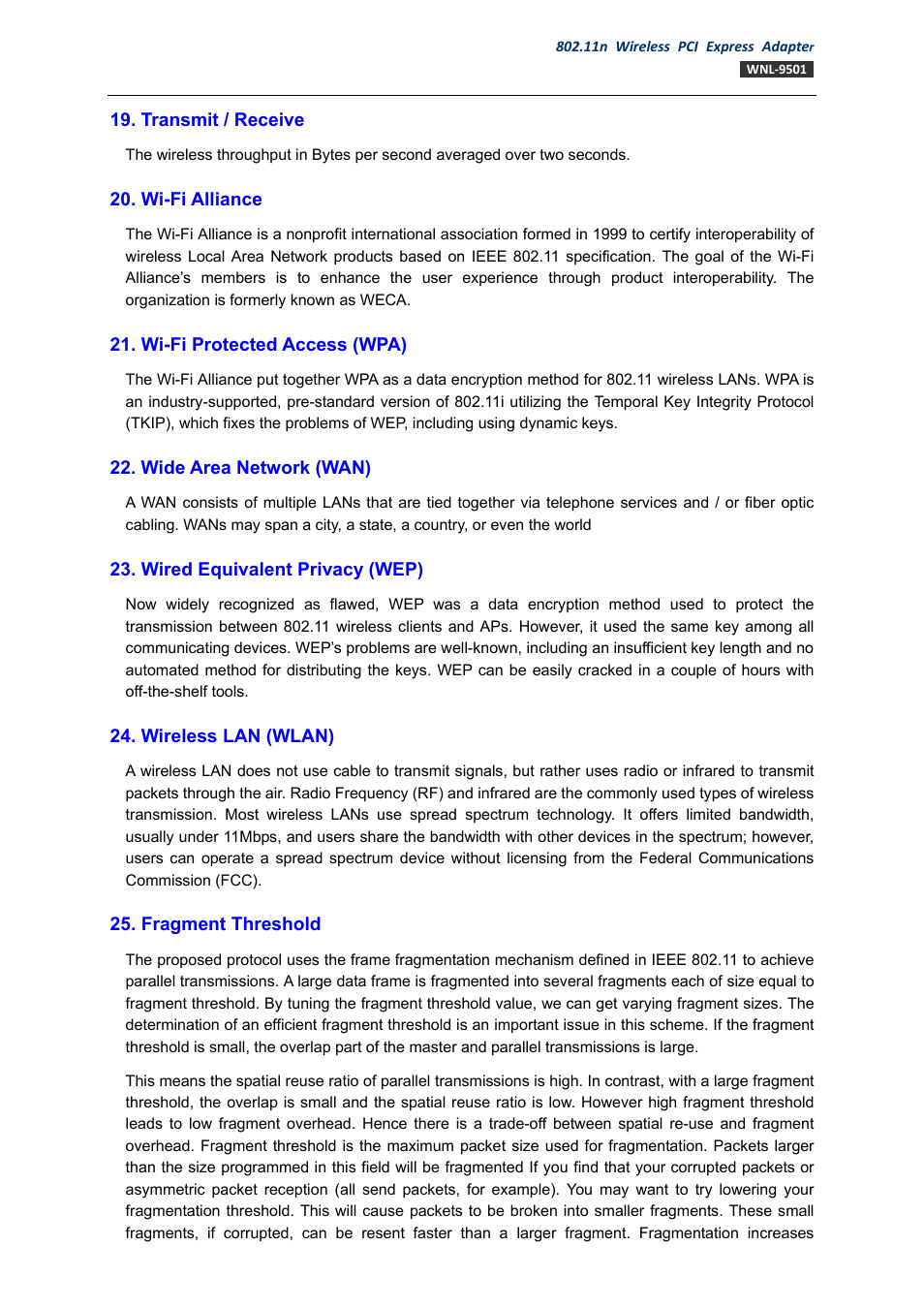 PLANET WNL-9501 User Manual | Page 40 / 45
