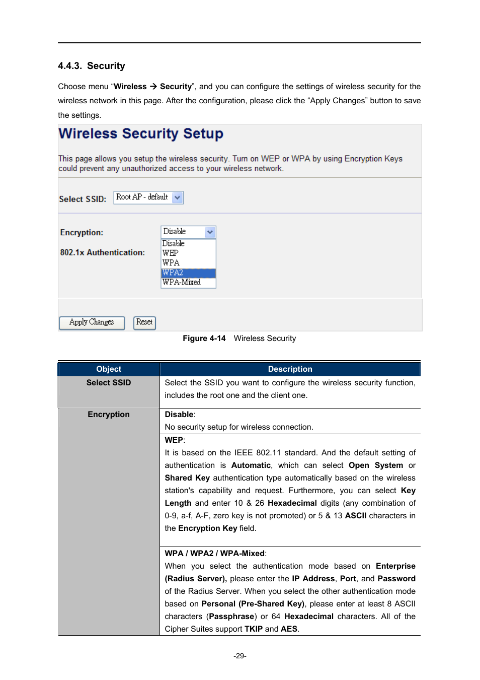 Security | PLANET WNRT-300 User Manual | Page 35 / 76