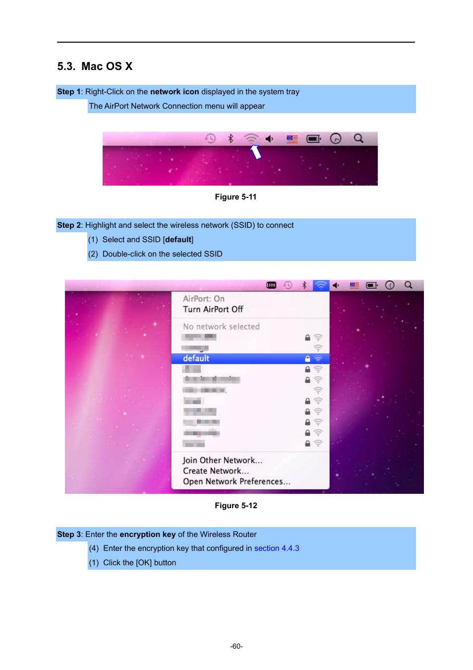 Mac os x | PLANET WNRT-300 User Manual | Page 66 / 76