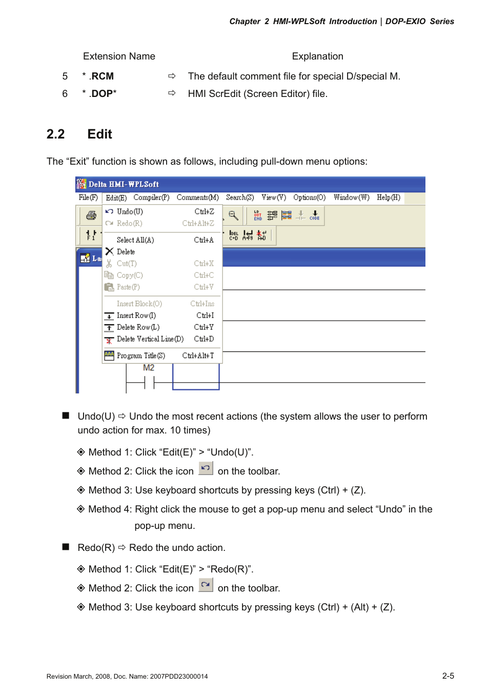 2 edit | Delta Electronics Extension Digital I/O Module DOP-EXIO14RAE User Manual | Page 12 / 157