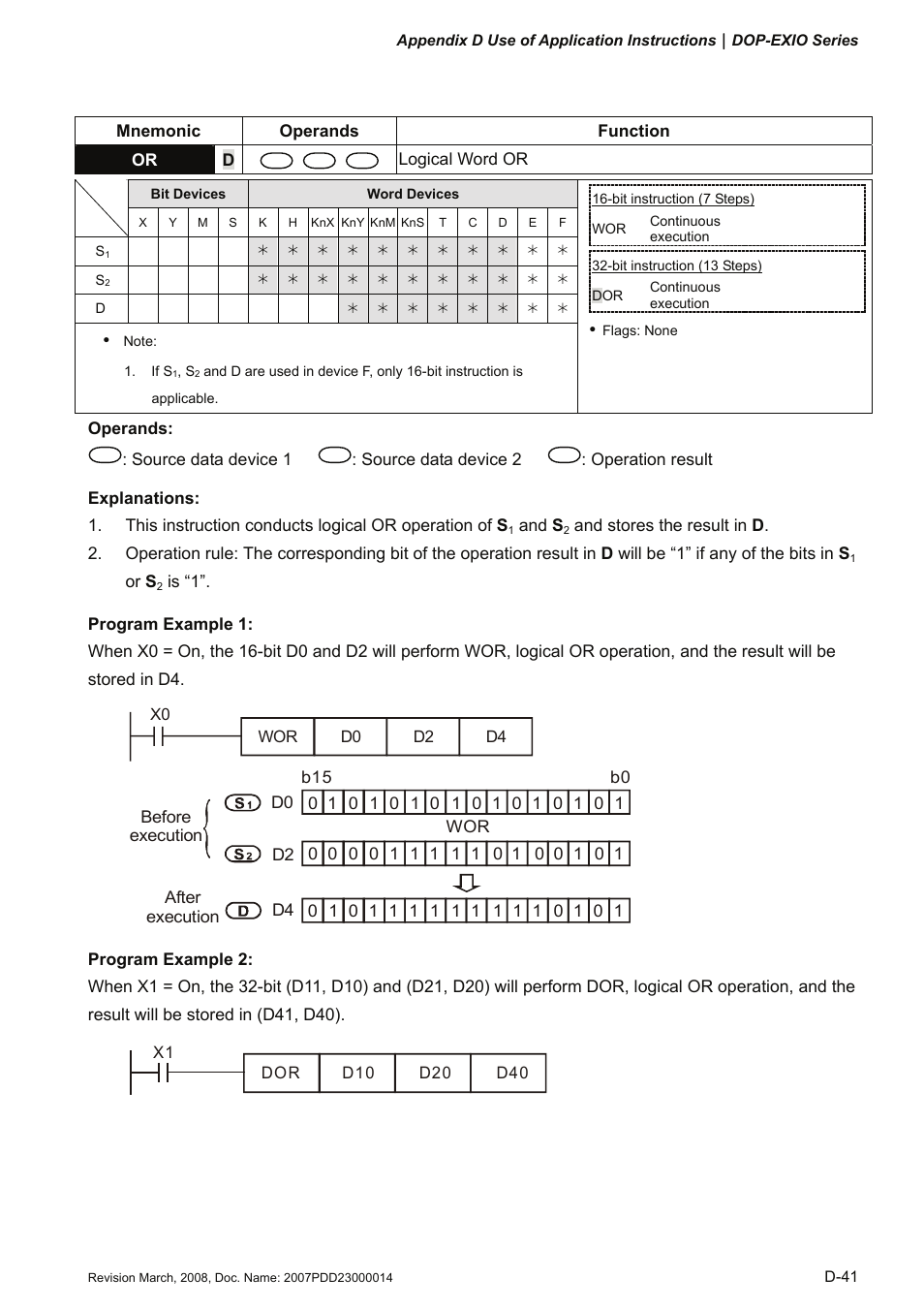 Delta Electronics Extension Digital I/O Module DOP-EXIO14RAE User Manual | Page 122 / 157