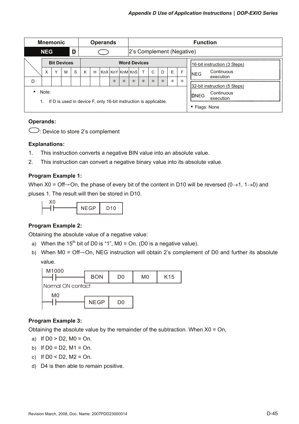 Delta Electronics Extension Digital I/O Module DOP-EXIO14RAE User Manual | Page 126 / 157