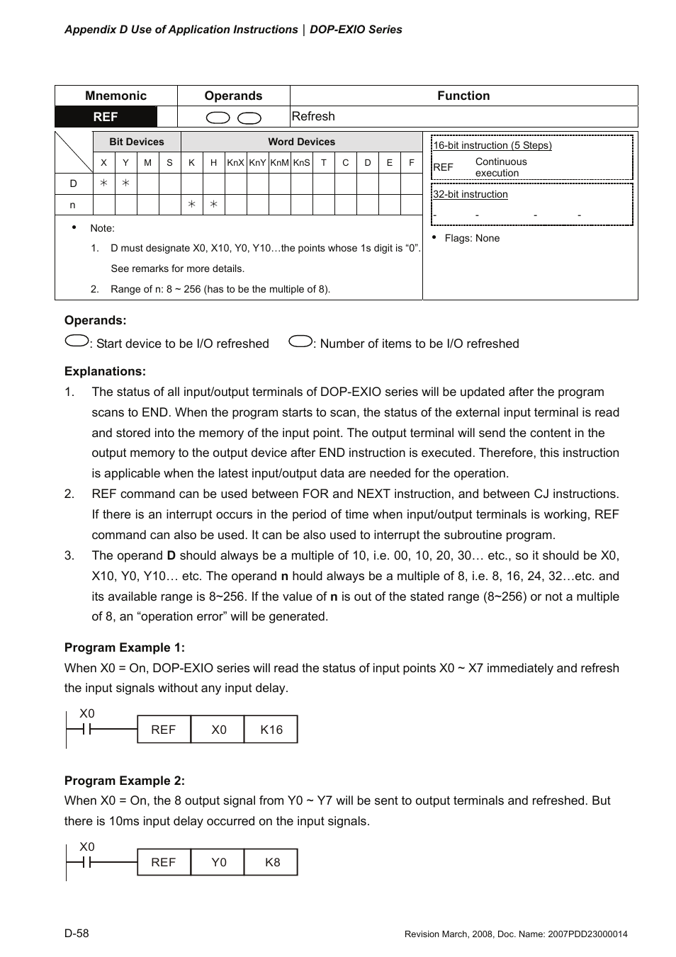 Delta Electronics Extension Digital I/O Module DOP-EXIO14RAE User Manual | Page 139 / 157