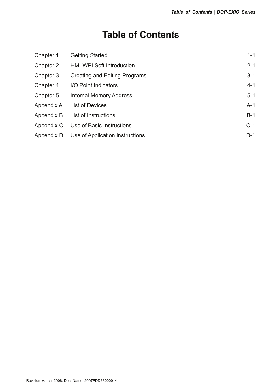 Delta Electronics Extension Digital I/O Module DOP-EXIO14RAE User Manual | Page 2 / 157