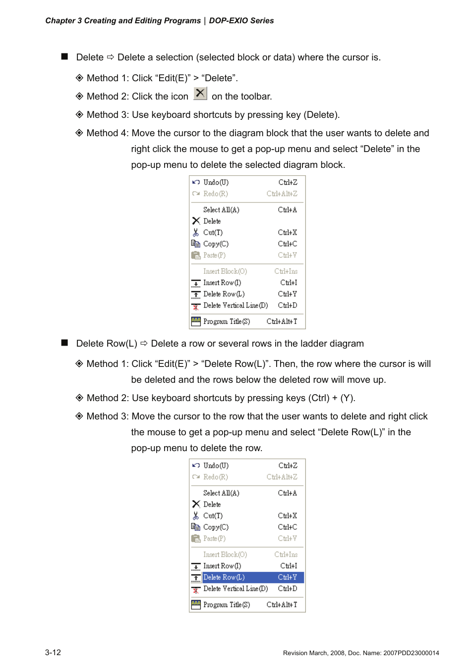 Delta Electronics Extension Digital I/O Module DOP-EXIO14RAE User Manual | Page 33 / 157